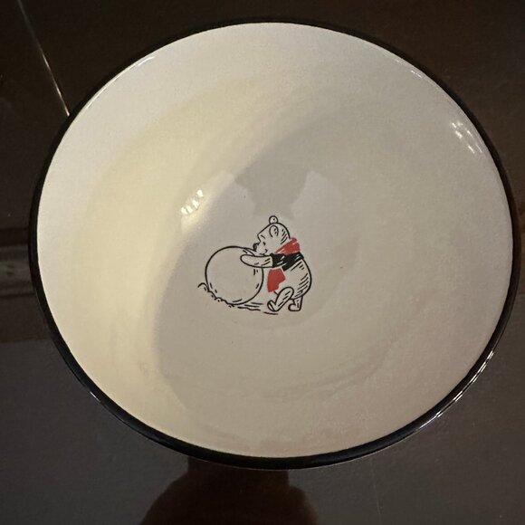 DISNEY Winnie the Pooh & Friends Snowball Christmas Footed 6" Bowls - Picture 5 of 5